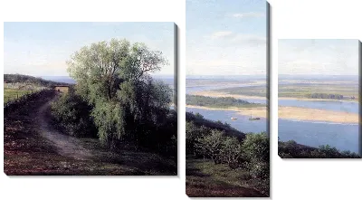 Картина Волга под Симбирском (Volga at Simbirsk)