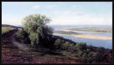 Картина Волга под Симбирском (Volga at Simbirsk)