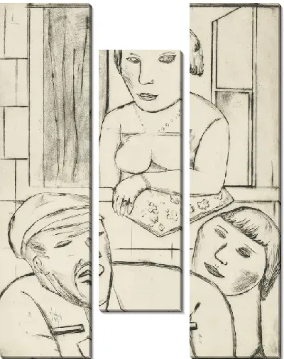 Картина Мангровые мужчины и женщины