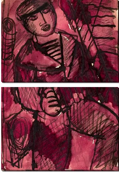 Картина Матрос с гармошкой