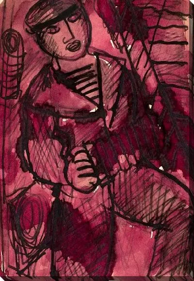 Картина Матрос с гармошкой