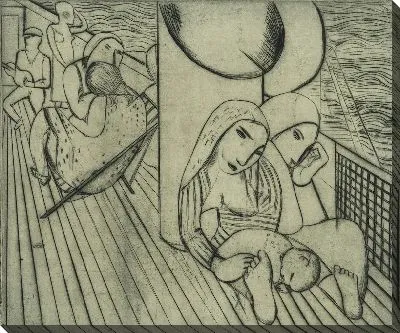 Картина Группа эмигрантов III