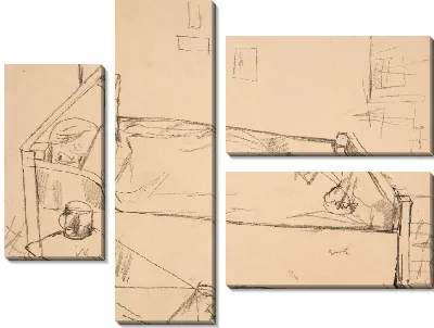 Картина Фигура в постели