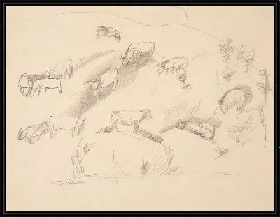 Быки на горе