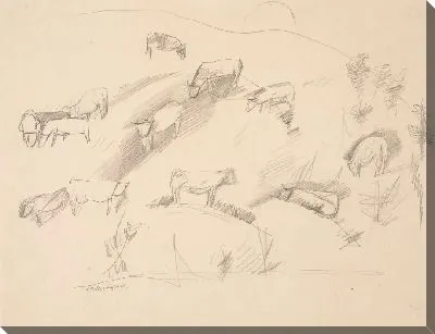 Быки на горе