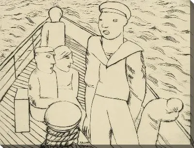 Картина Матрос и эмигранты