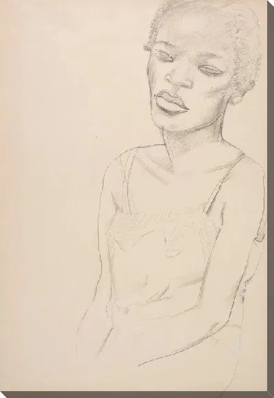 Картина Молодая чернокожая женщина