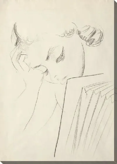 Картина Люси с гармошкой