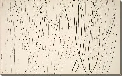 Картина Лес изогнутых бревен