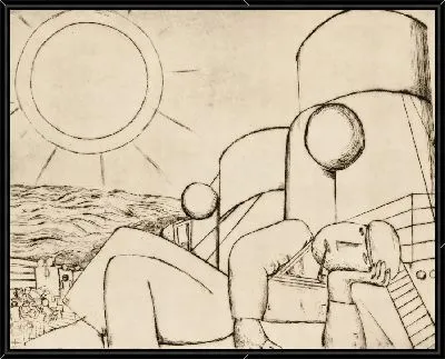 Матрос лежал с трубкой