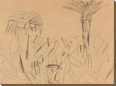 Картина Рисунок на банане