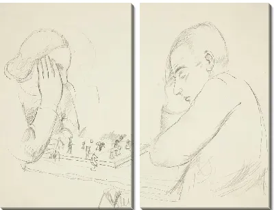 Картина Дженни и Грегори Варчавчик играют в шахматы