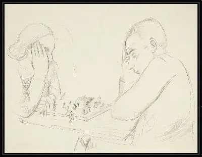 Дженни и Грегори Варчавчик играют в шахматы