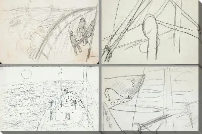 Картина «Корабельные» аннотации чертежей