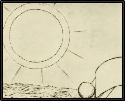 Картина Матрос лежал с трубкой (деталь)