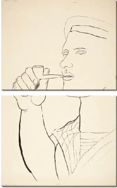 Картина Матрос с трубкой