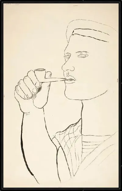 Картина Матрос с трубкой