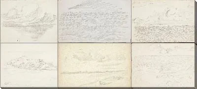 Картина Пейзаж аннотации рисунков