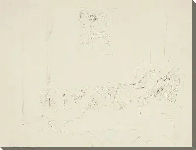 Картина Дженни лежа