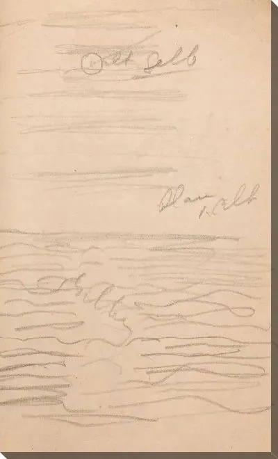 Картина Размышления моря