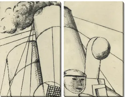 Картина Матросская голова и дымоход