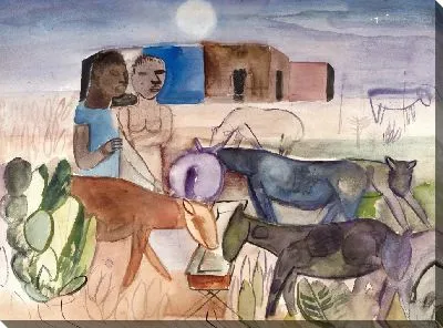 Картина Питьевой фонтанчик