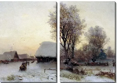 Картина Зимний вечер (Winter Evening)