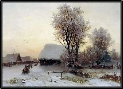 Картина Зимний вечер (Winter Evening)