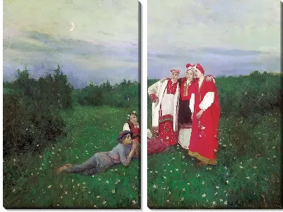 Картина Северная идиллия (Northern idyll)