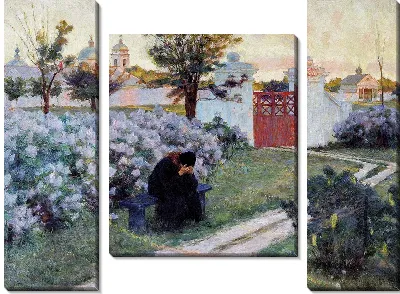 Картина Цветущая сирень (Blooming lilacs)