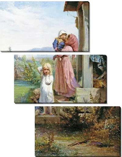 Картина Утро в деревне