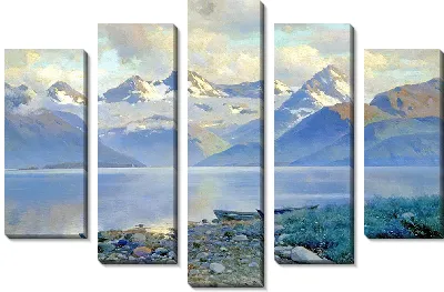 Картина Озеро в горах