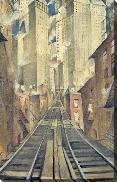 Картина Душа бездушного города («Нью-Йорк - абстракция»)