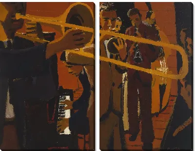 Картина Джазовые музыканты