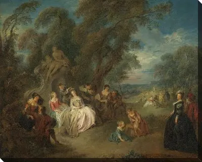 Картина Вечеринка в саду