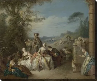 Картина F »Те Галанте в Пейзаж