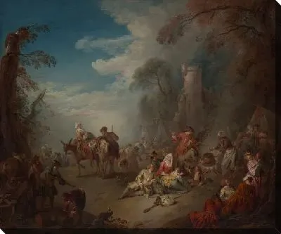 Картина Войска на отдыхе