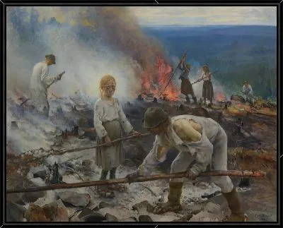 Под игом (Сжигание кустарника)