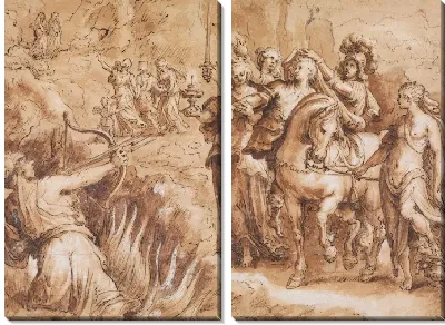 Картина Аллегория хода человеческой жизни (выбор добродетели)