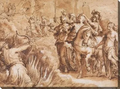 Картина Аллегория хода человеческой жизни (выбор добродетели)