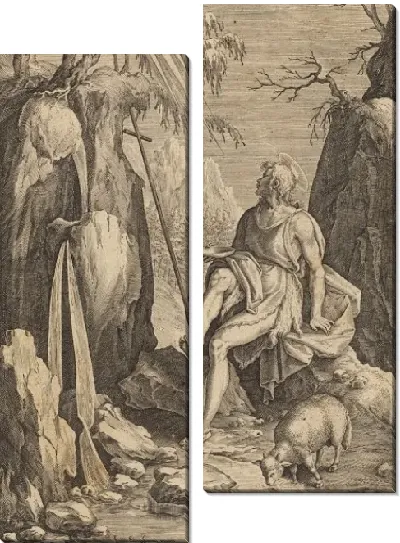 Картина Иоанн Креститель в пустыне