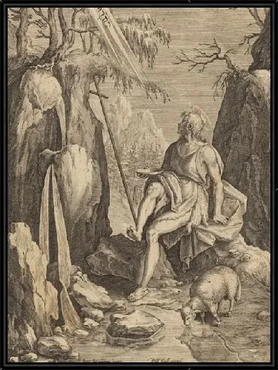 Картина Иоанн Креститель в пустыне