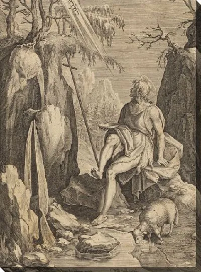 Картина Иоанн Креститель в пустыне