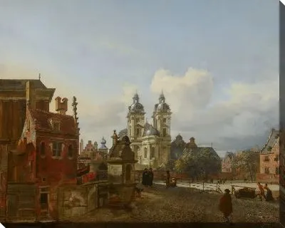 Картина Церковь Святого Андрея в Дюссельдорфе