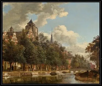 Вид на голландский канал