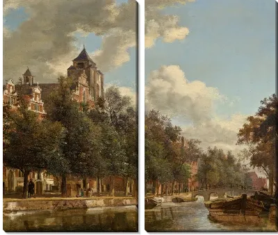 Вид на голландский канал