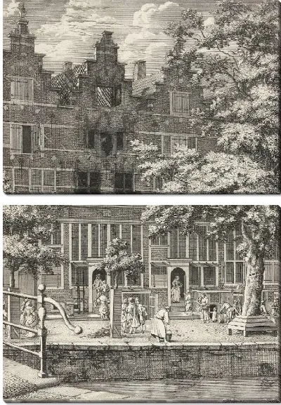 Картина Сгоревший дом на Херенграхте, 1683