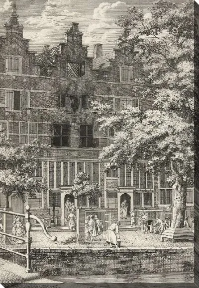 Картина Сгоревший дом на Херенграхте, 1683