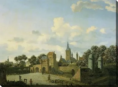 Картина Церковь Святого Северина в Кельне в воображаемой обстановке