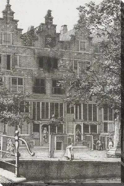 Картина Сгоревший дом на Херенграхте, 1683